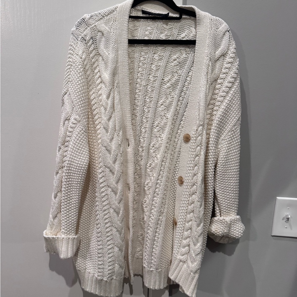 Jenni Kayne Cable Knit Cocoon Cardigan